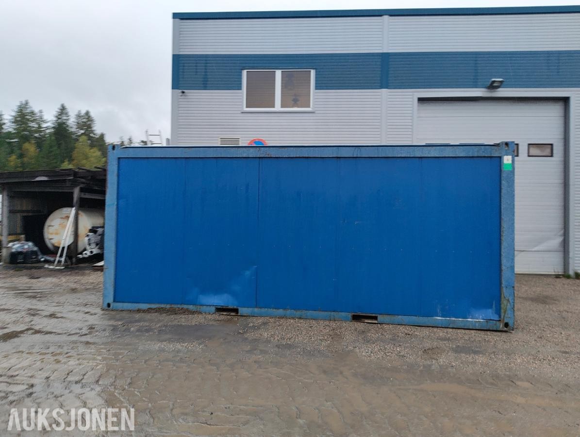 Mannskapsvogn/brakke med nytt gulv