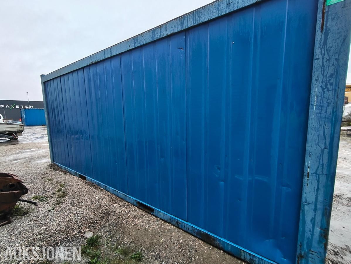 Mannskapsvogn/brakke med nytt gulv