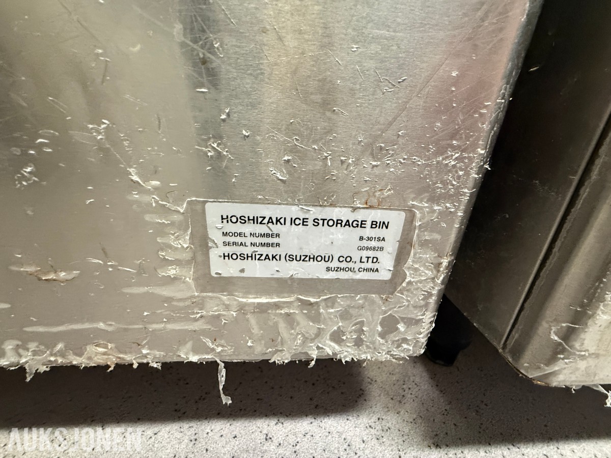Hoshizaki IM-300AKE-SB industriell isbitmaskin med isbeholder