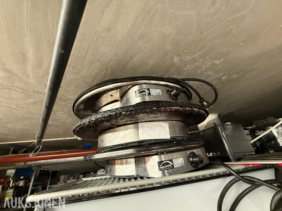 Metos elektrisk takke / stekeplate – 230V – med ekstra stekeplater 
