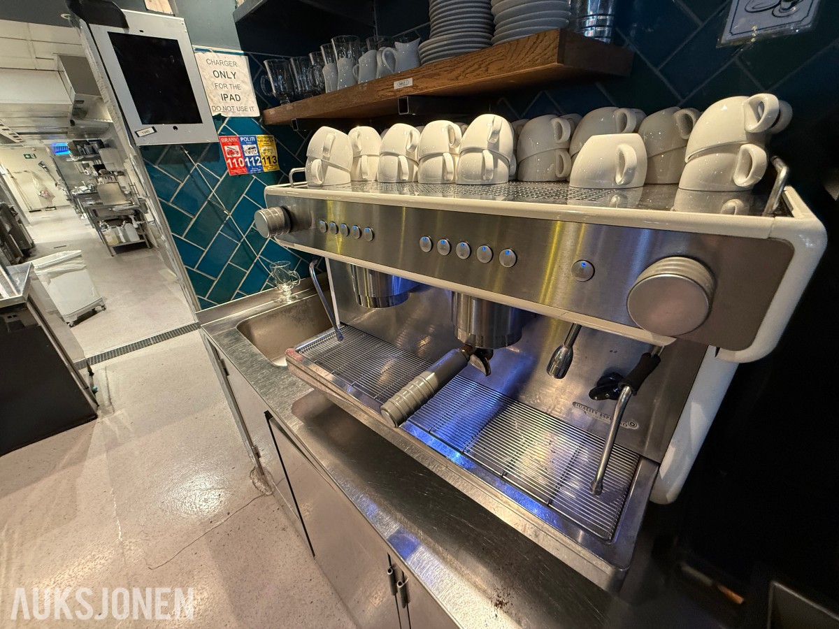 Profesjonell espressomaskin – Quality Espresso – 2 grupper
