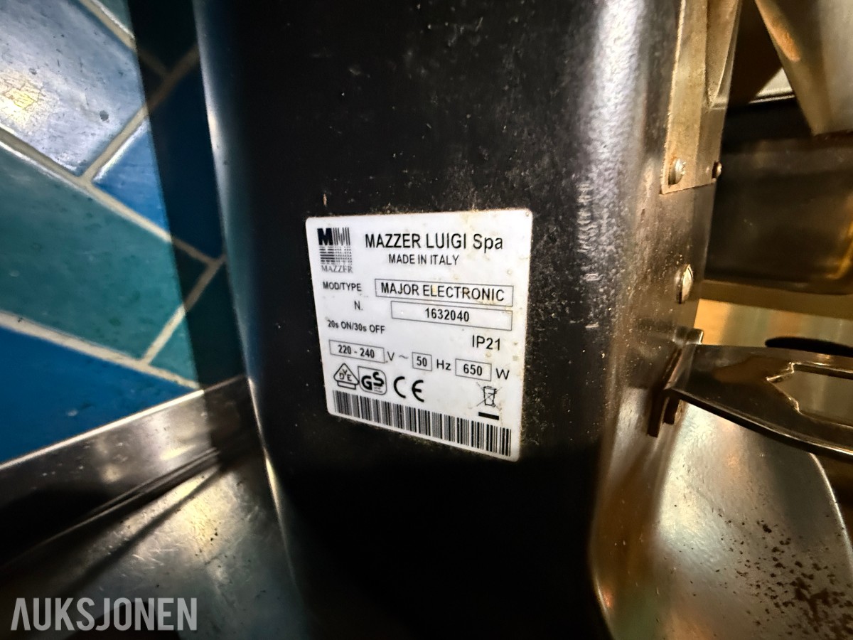 Profesjonell kaffekvern – Mazzer Major Electronic – 650 W 