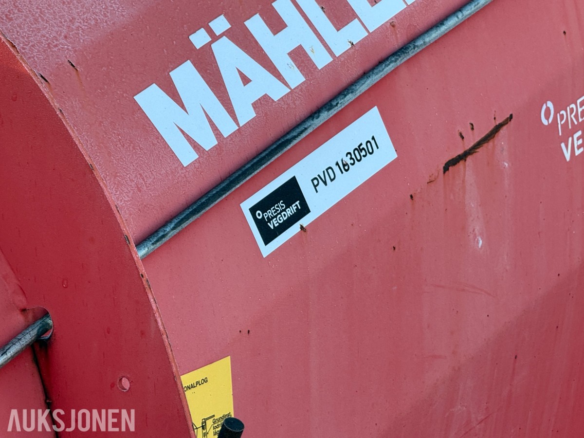 2016 Mählers DPH3700 snøplog, 1 290 kg