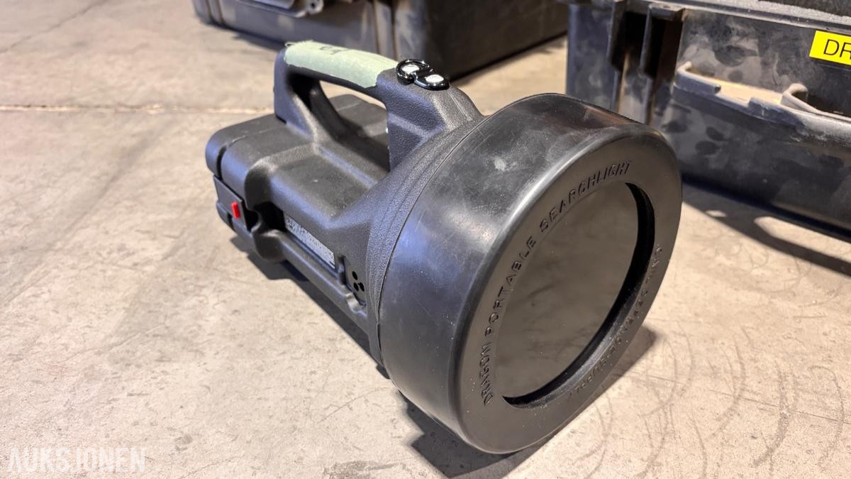 2 stk. Dragon T12/MK2 portable søkelys med transportkasser