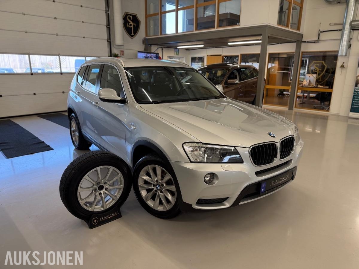 2012 BMW X3, xDrive20d 184Hk/Service/06.28/H-feste/Delskinn/AUX, 206078km