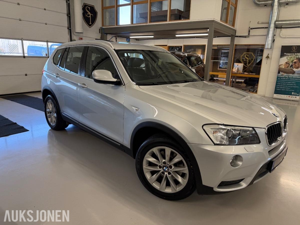2012 BMW X3, xDrive20d 184Hk/Service/06.28/H-feste/Delskinn/AUX, 206078km