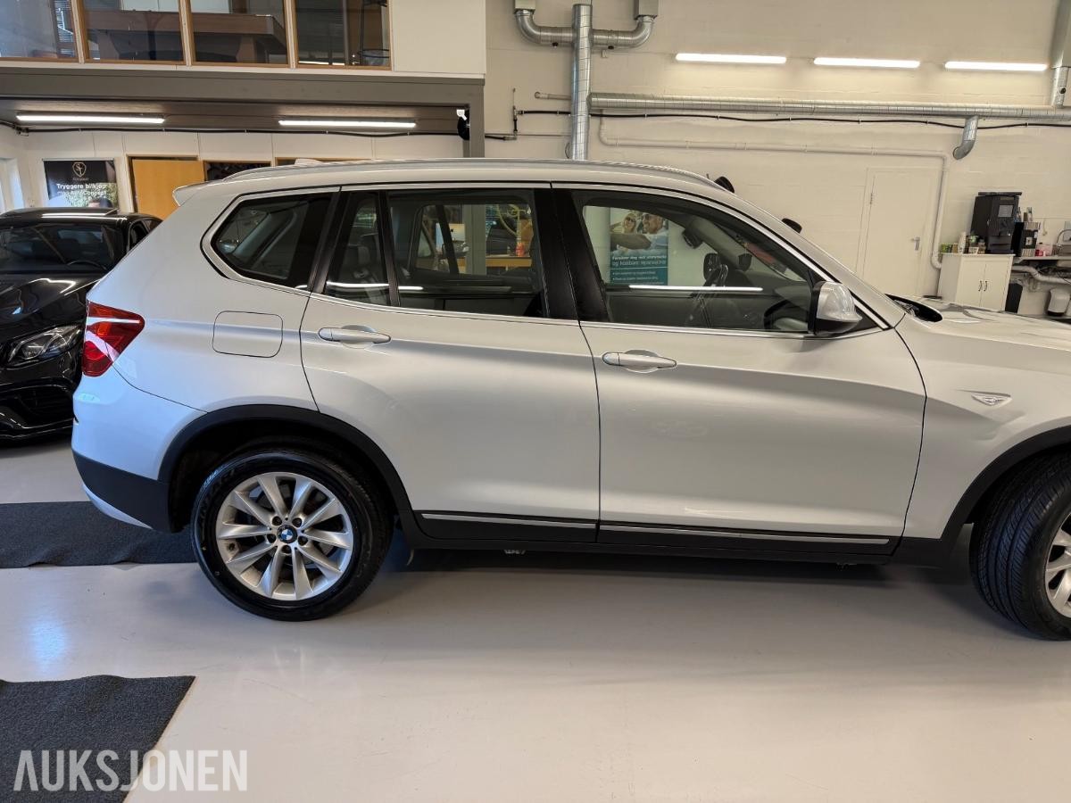 2012 BMW X3, xDrive20d 184Hk/Service/06.28/H-feste/Delskinn/AUX, 206078km