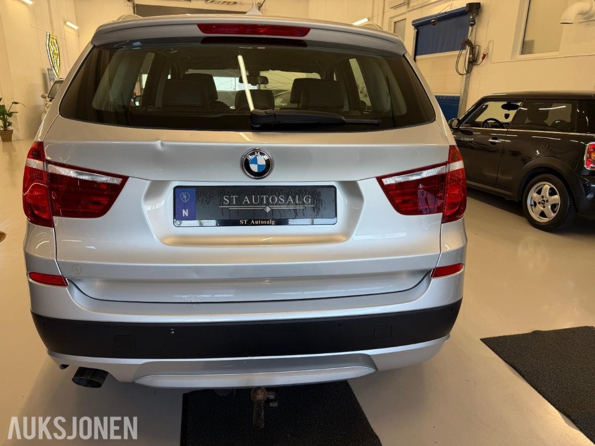 2012 BMW X3, xDrive20d 184Hk/Service/06.28/H-feste/Delskinn/AUX, 206078km