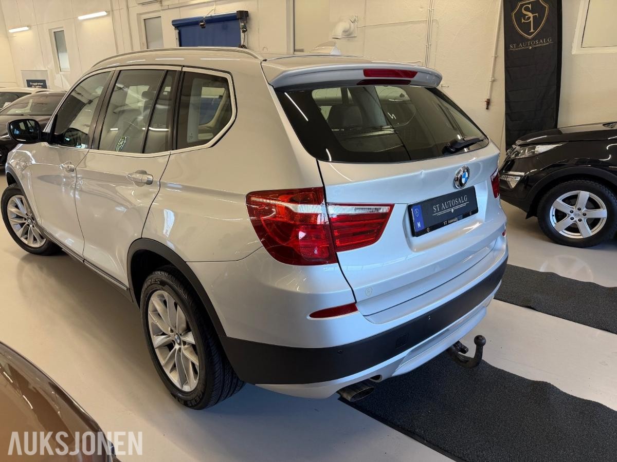 2012 BMW X3, xDrive20d 184Hk/Service/06.28/H-feste/Delskinn/AUX, 206078km