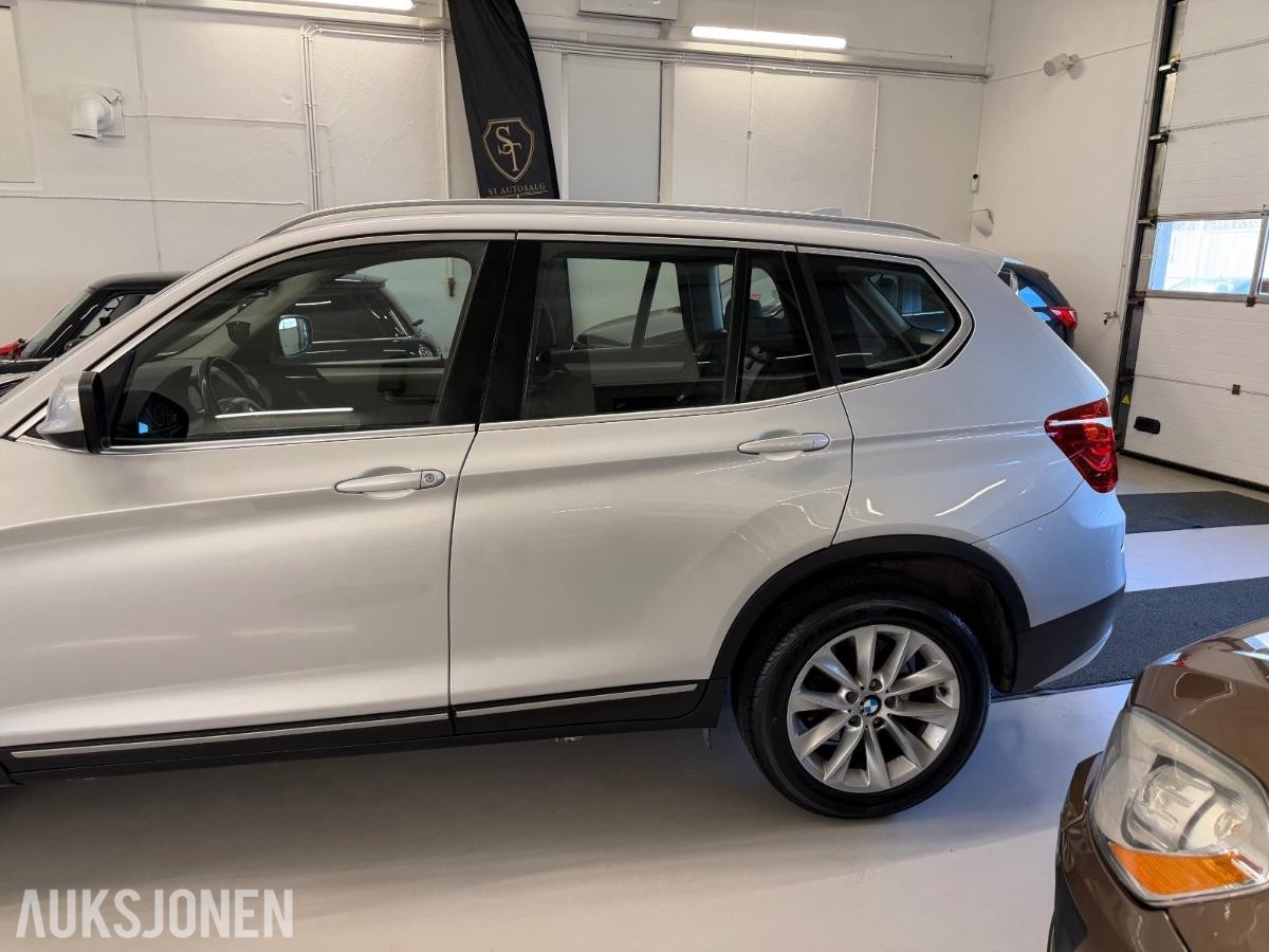 2012 BMW X3, xDrive20d 184Hk/Service/06.28/H-feste/Delskinn/AUX, 206078km