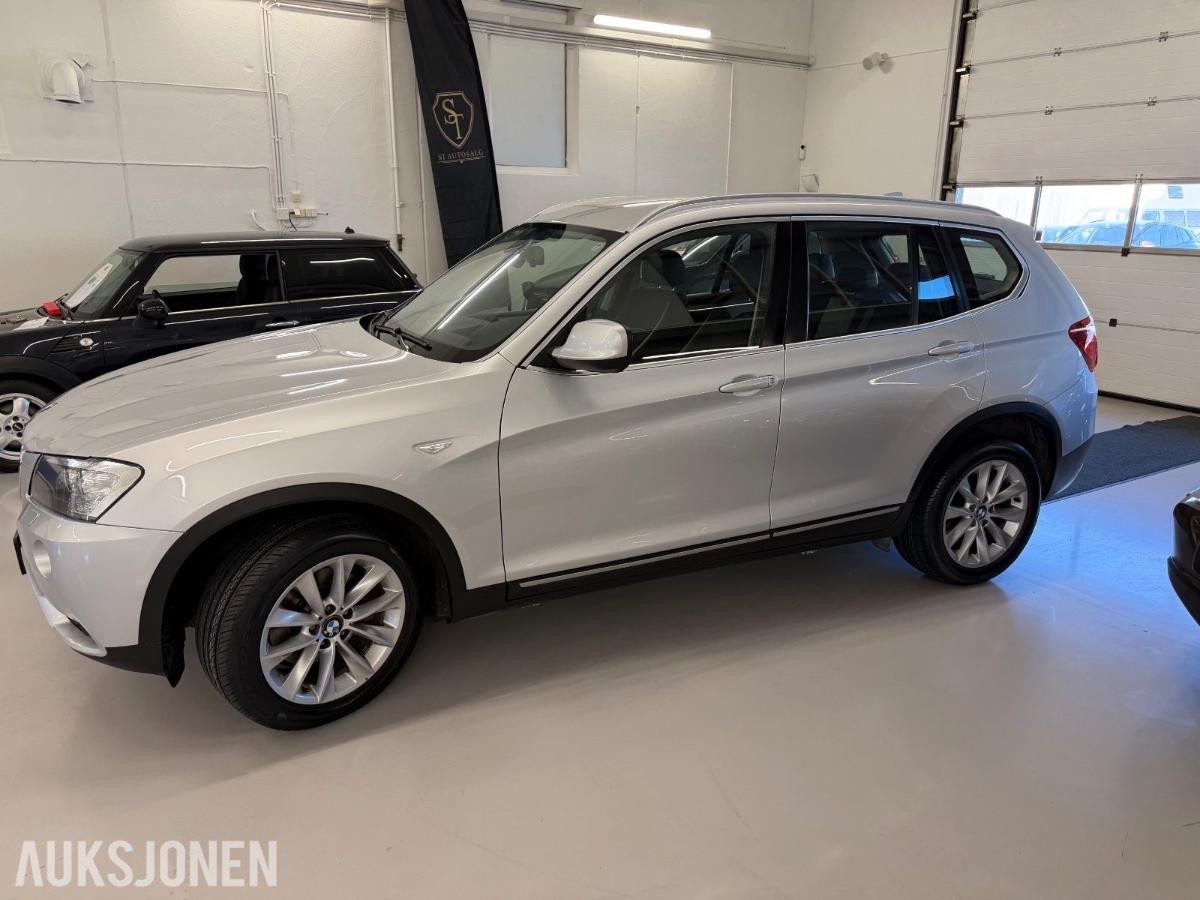 2012 BMW X3, xDrive20d 184Hk/Service/06.28/H-feste/Delskinn/AUX, 206078km