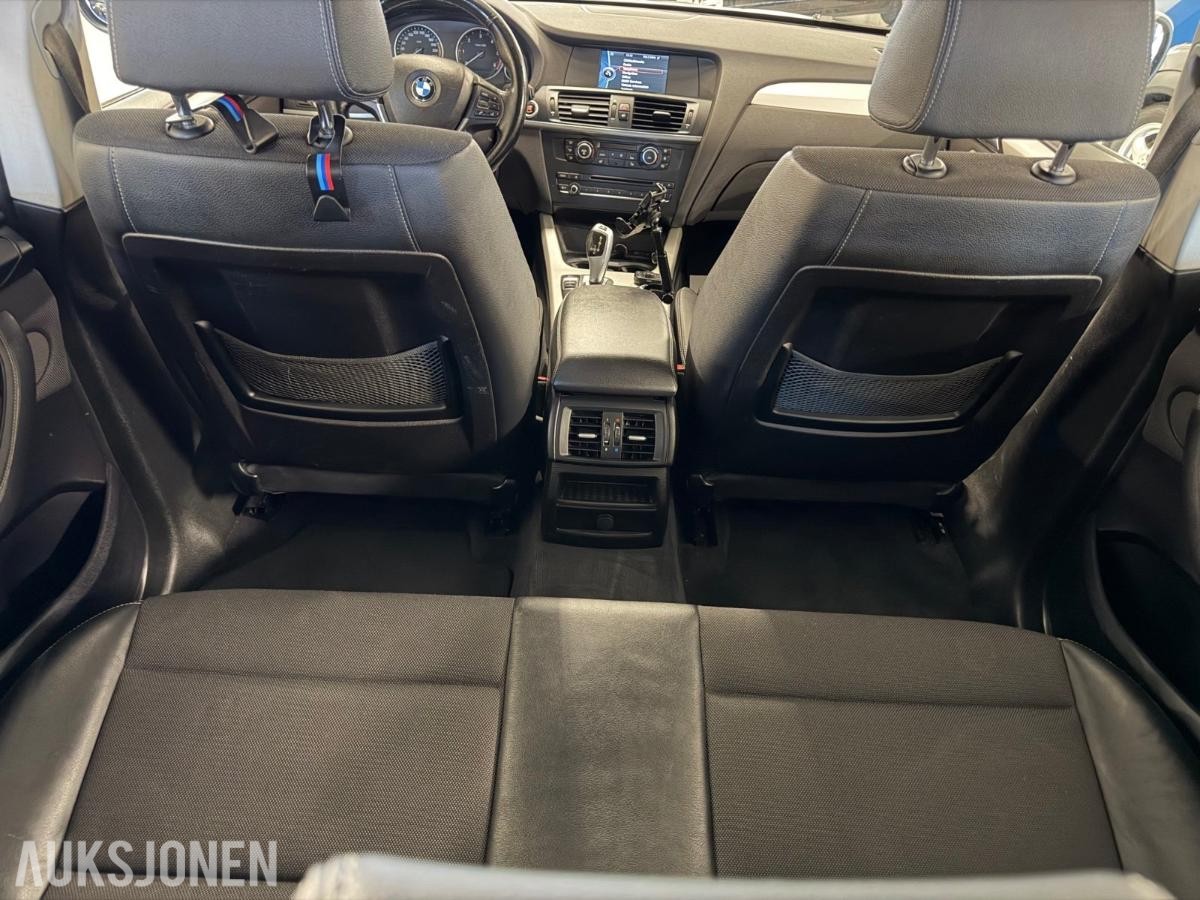 2012 BMW X3, xDrive20d 184Hk/Service/06.28/H-feste/Delskinn/AUX, 206078km