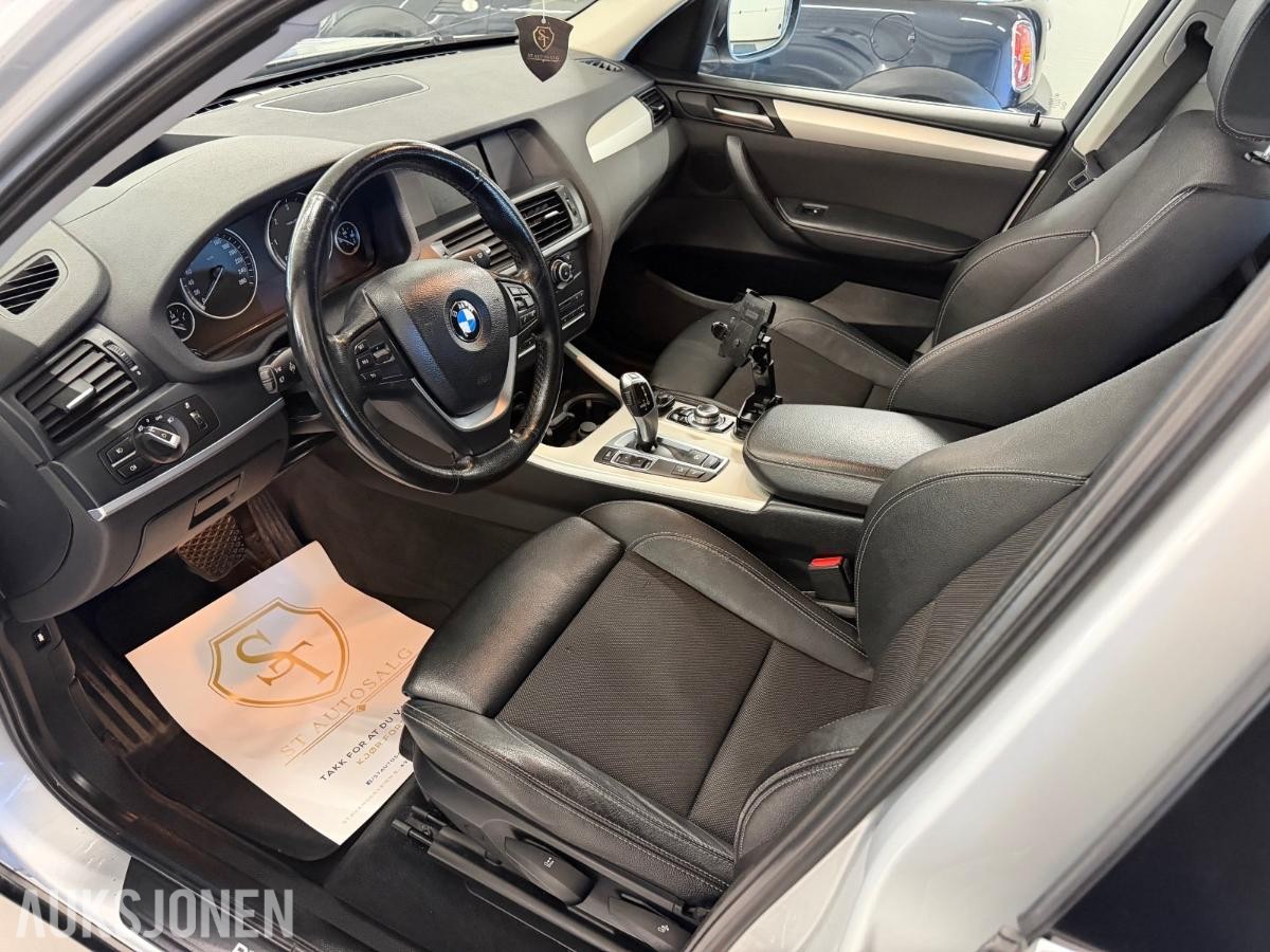 2012 BMW X3, xDrive20d 184Hk/Service/06.28/H-feste/Delskinn/AUX, 206078km
