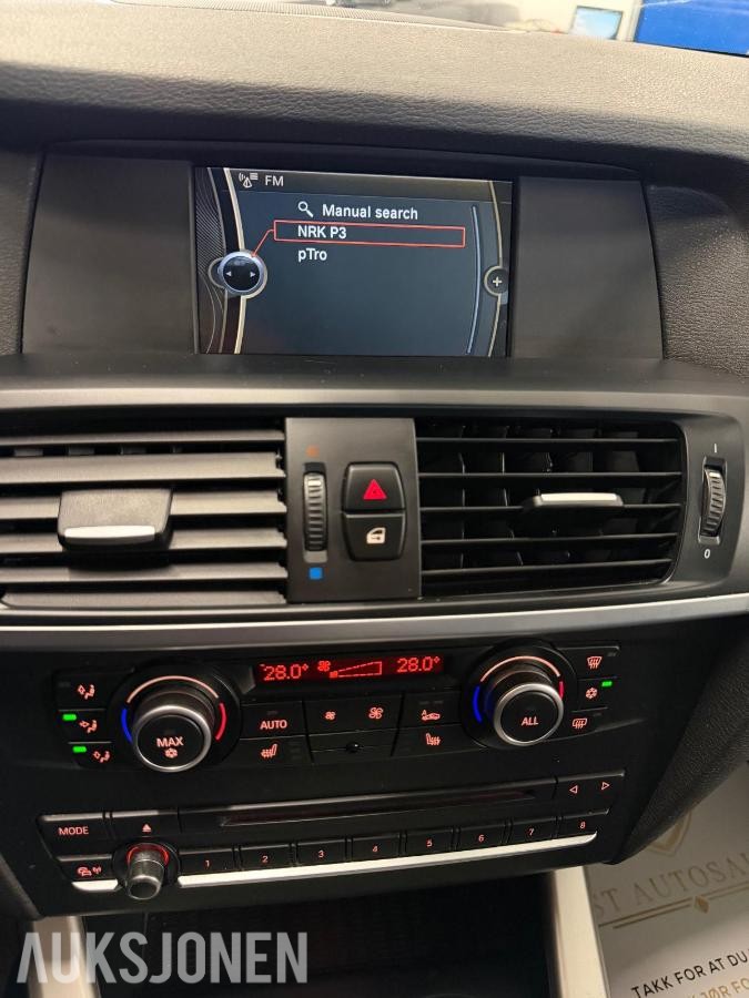 2012 BMW X3, xDrive20d 184Hk/Service/06.28/H-feste/Delskinn/AUX, 206078km