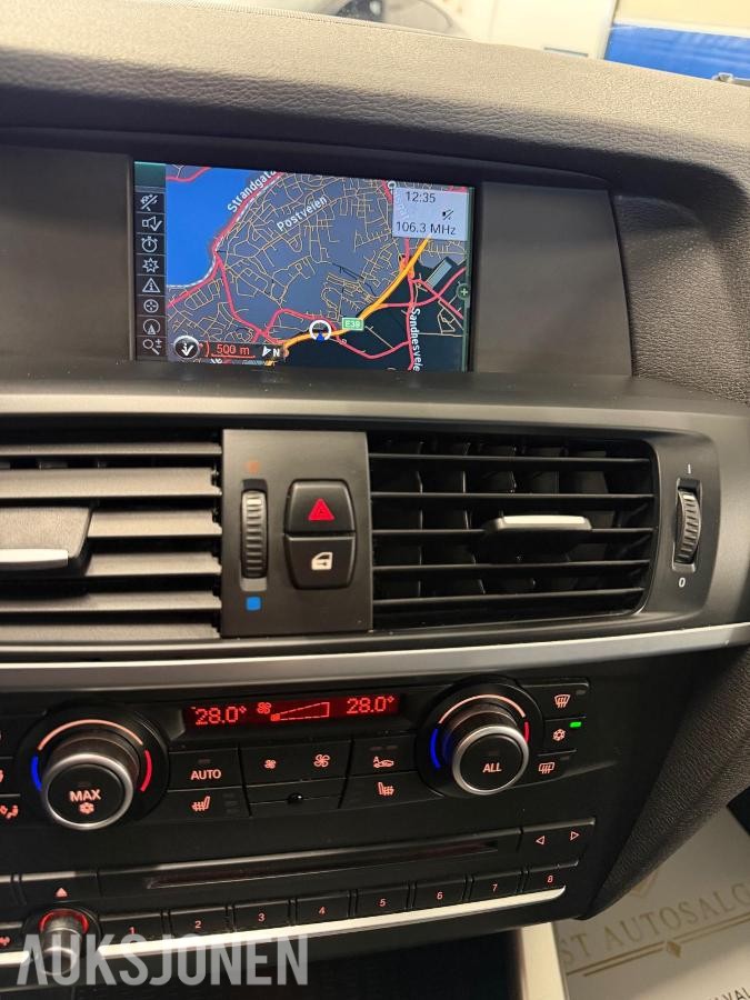 2012 BMW X3, xDrive20d 184Hk/Service/06.28/H-feste/Delskinn/AUX, 206078km