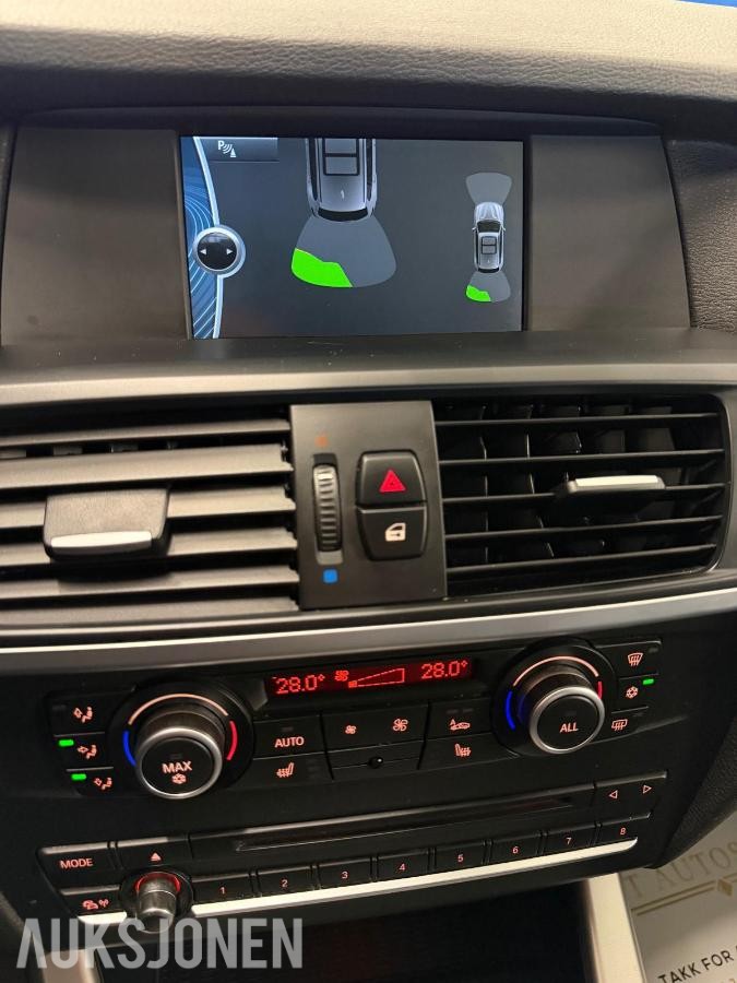 2012 BMW X3, xDrive20d 184Hk/Service/06.28/H-feste/Delskinn/AUX, 206078km