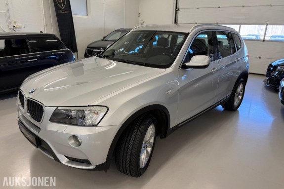 2012 BMW X3, xDrive20d 184Hk/Service/06.28/H-feste/Delskinn/AUX, 206078km