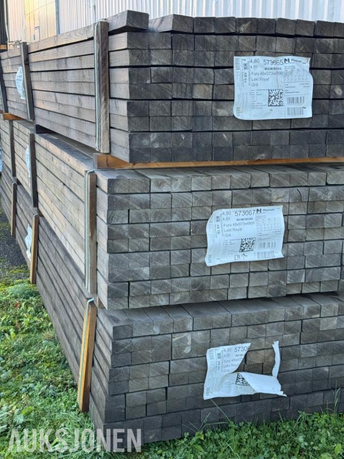 FURU 48X073X4800 SPILE ROYAL GRÅ