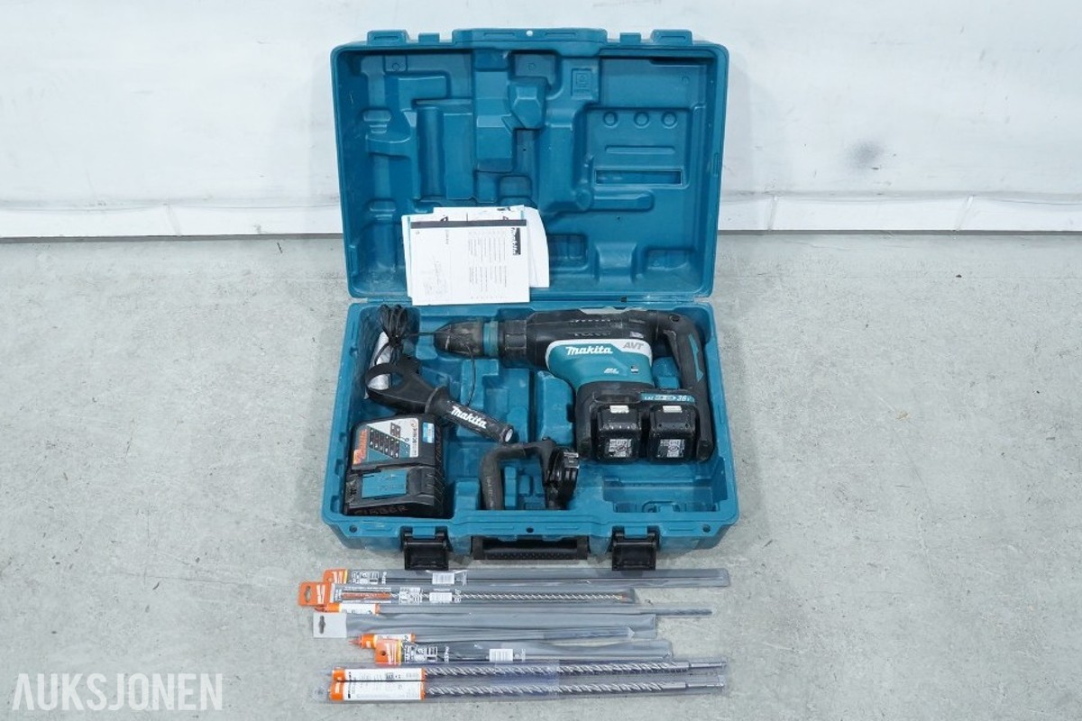 Makita DHR400 36V SDS-MAX kombihammer med tilbehør