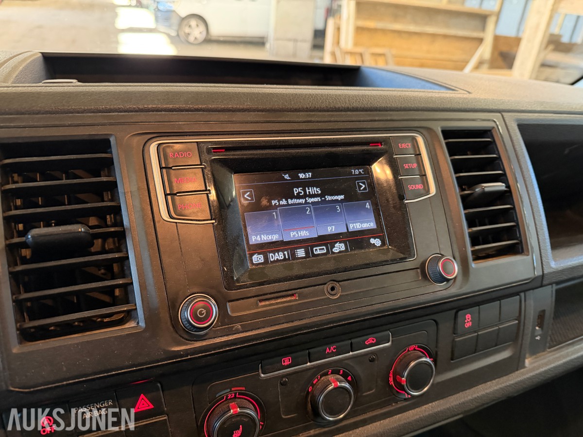 2017 VOLKSWAGEN TRANSPORTER 2,0 TDI 4MOTION WEBASTO HENGERFESTE