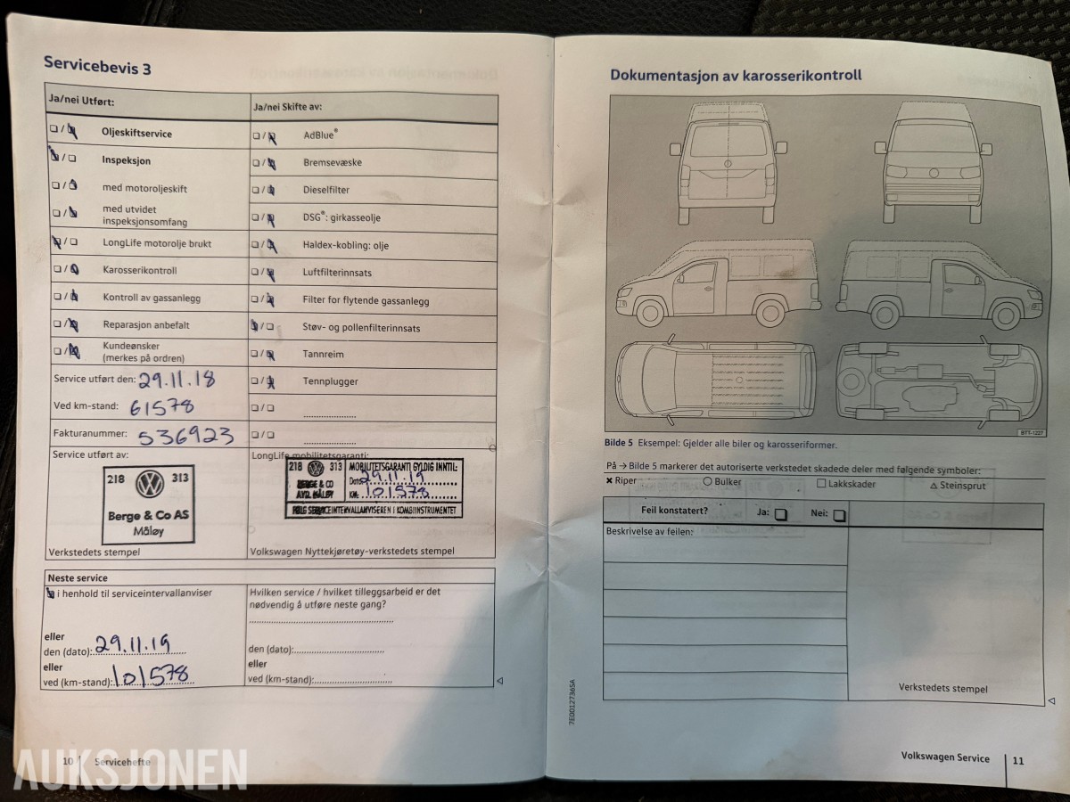 2017 VOLKSWAGEN TRANSPORTER 2,0 TDI 4MOTION WEBASTO HENGERFESTE