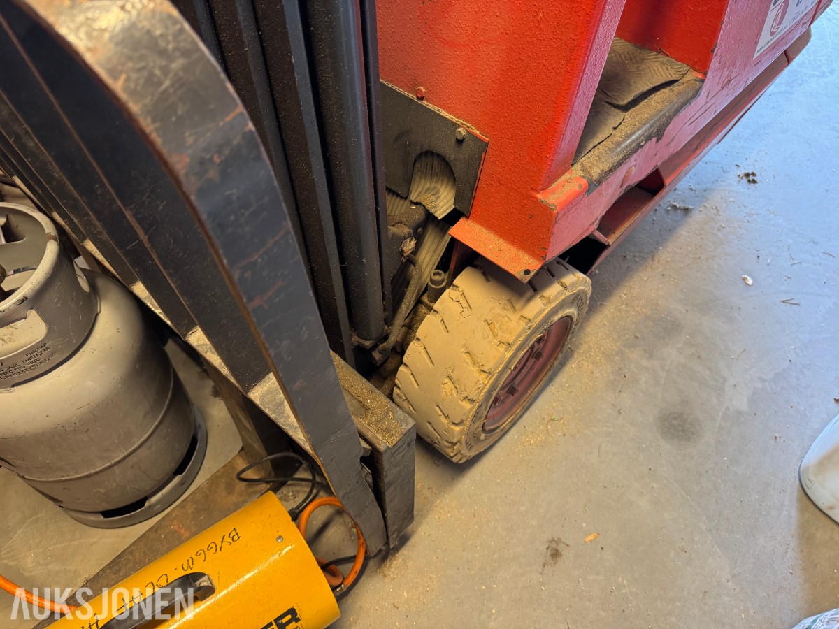 1994 Linde E15Z-02 elektrisk motvektstruck med gafler
