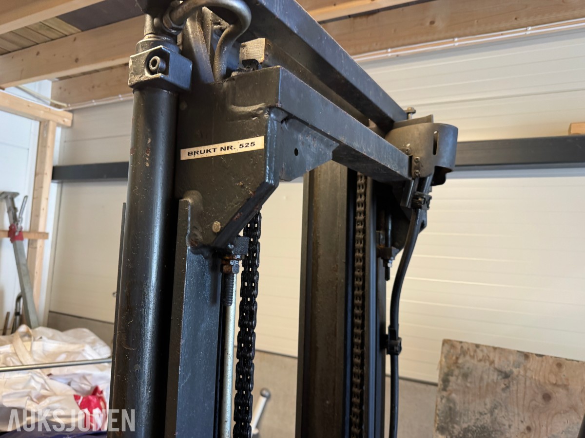 1994 Linde E15Z-02 elektrisk motvektstruck med gafler