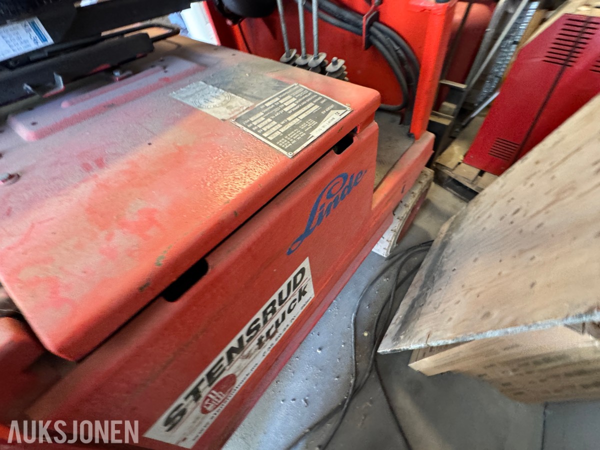 1994 Linde E15Z-02 elektrisk motvektstruck med gafler