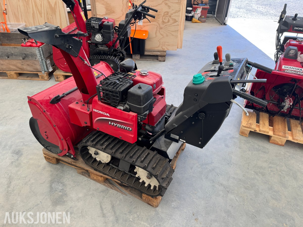 2020 Honda HSM1390iK2 ETDR hybrid beltegående snøfreser.
