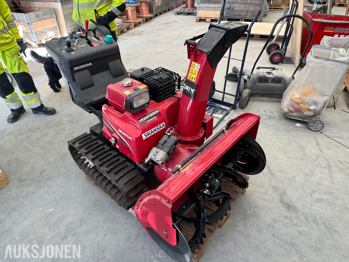 2020 Honda HSM1390iK2 ETDR hybrid beltegående snøfreser.