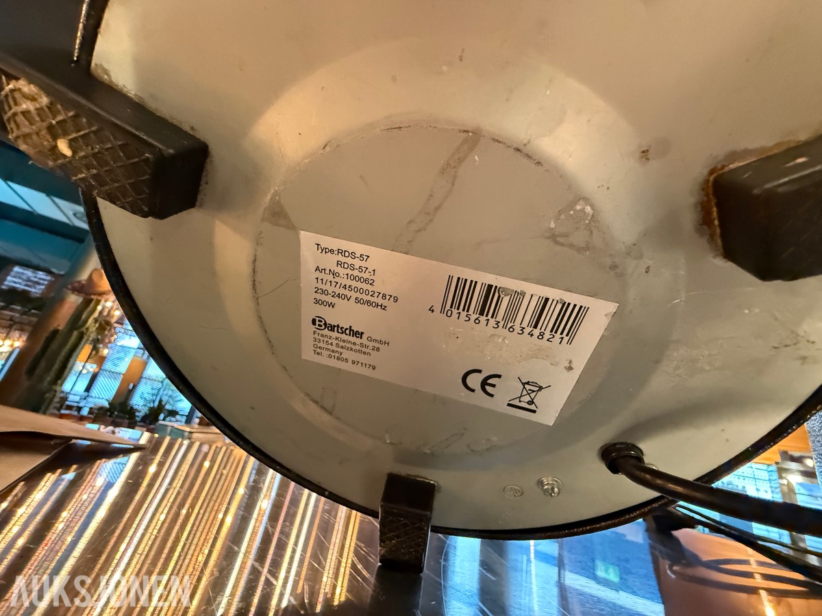 2 stk. Bartscher RDS-57 tallerkenvarmere – 300W 