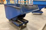 Tippcontainer åpen for truck - På hjul