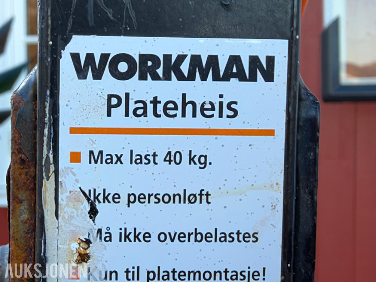 WORKMAN PROFF Plateheis