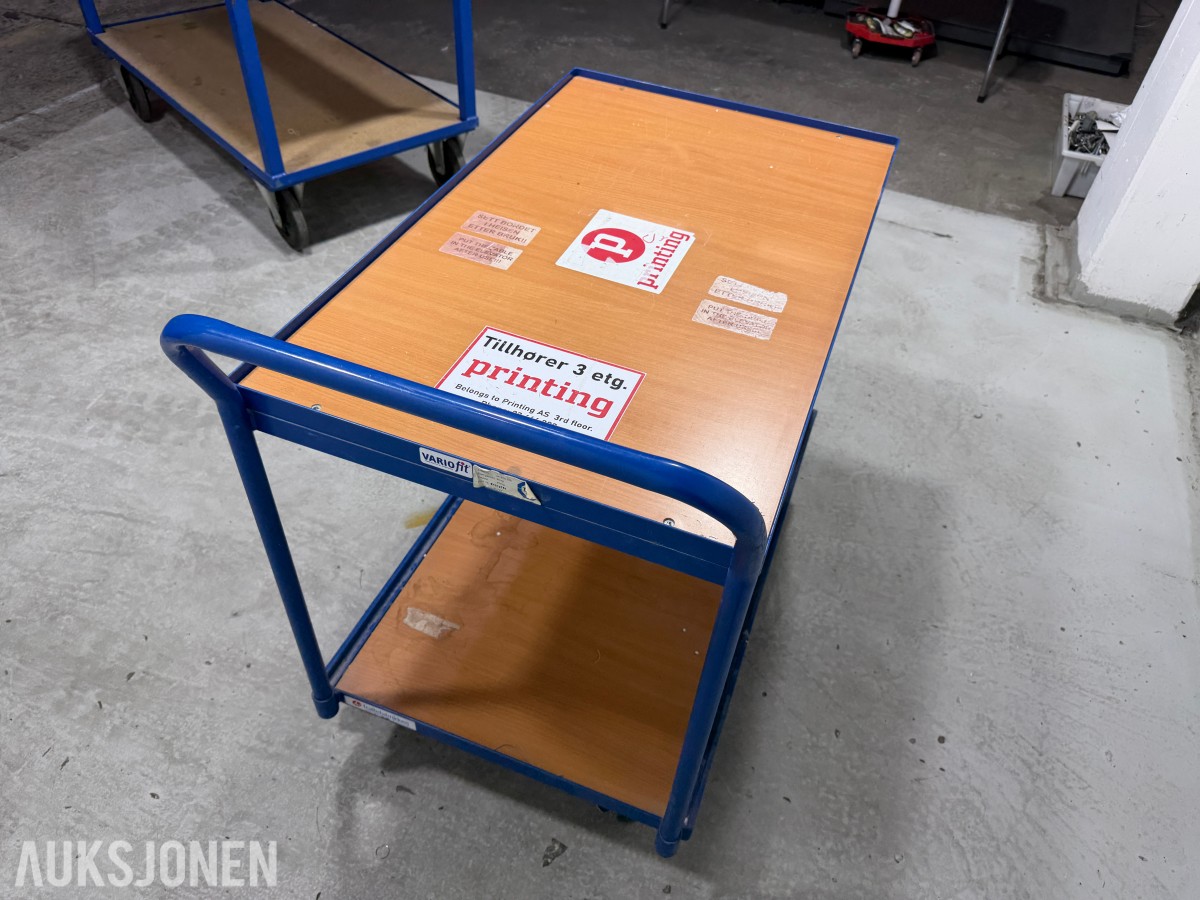 3 stk transportvogner