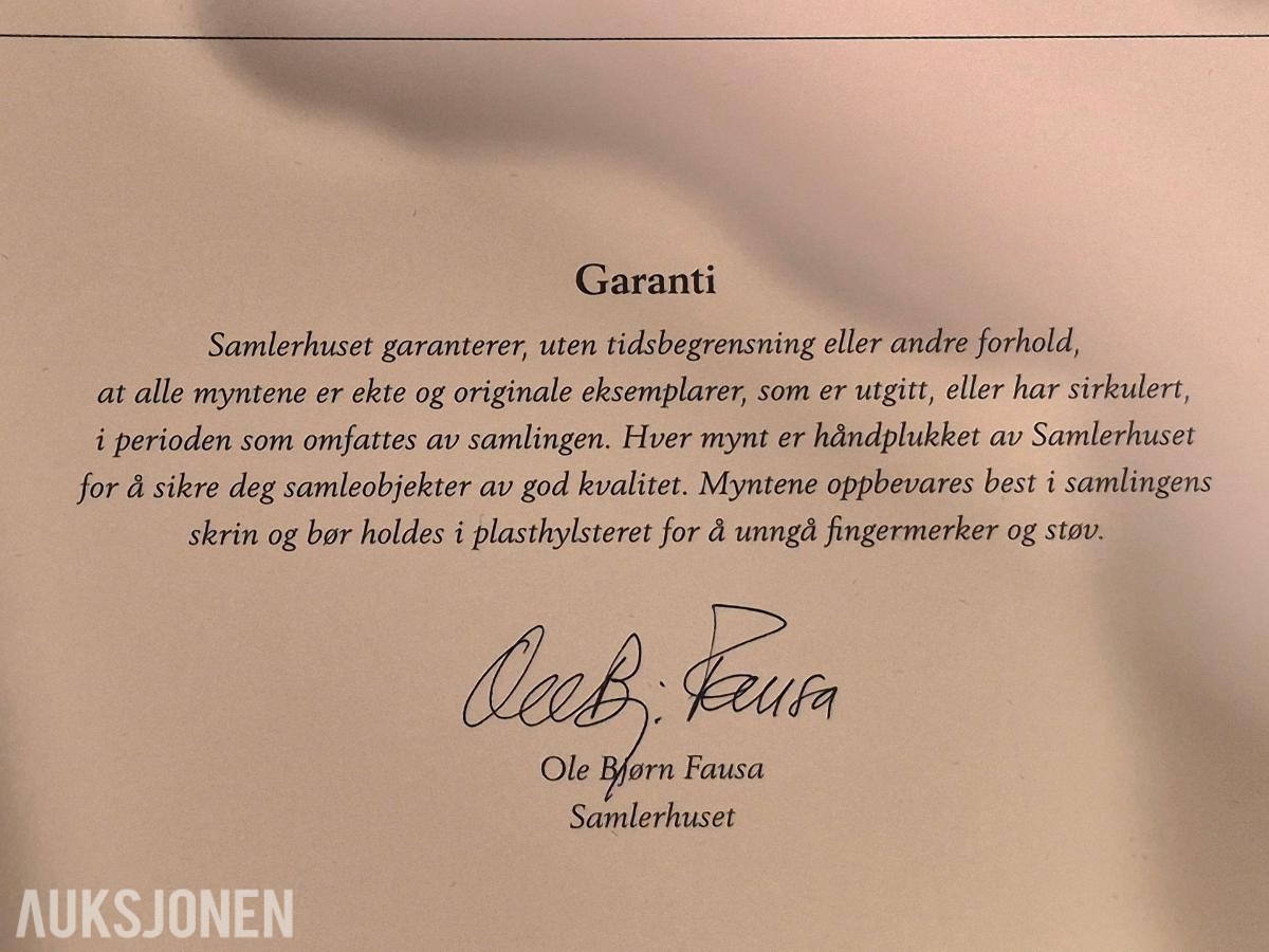 Norges Myntrekke med Gull og Platina Samlerhuset *Ingen minstepris*