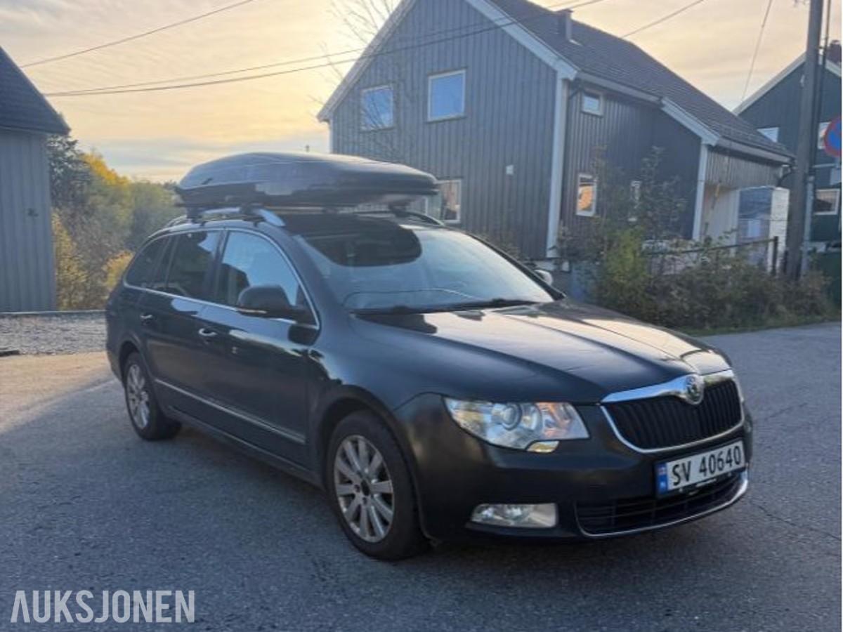 2013 SKODA SUPERB 2.0 TDI 140HK DSG EU-OK 10.28 MINNESETE