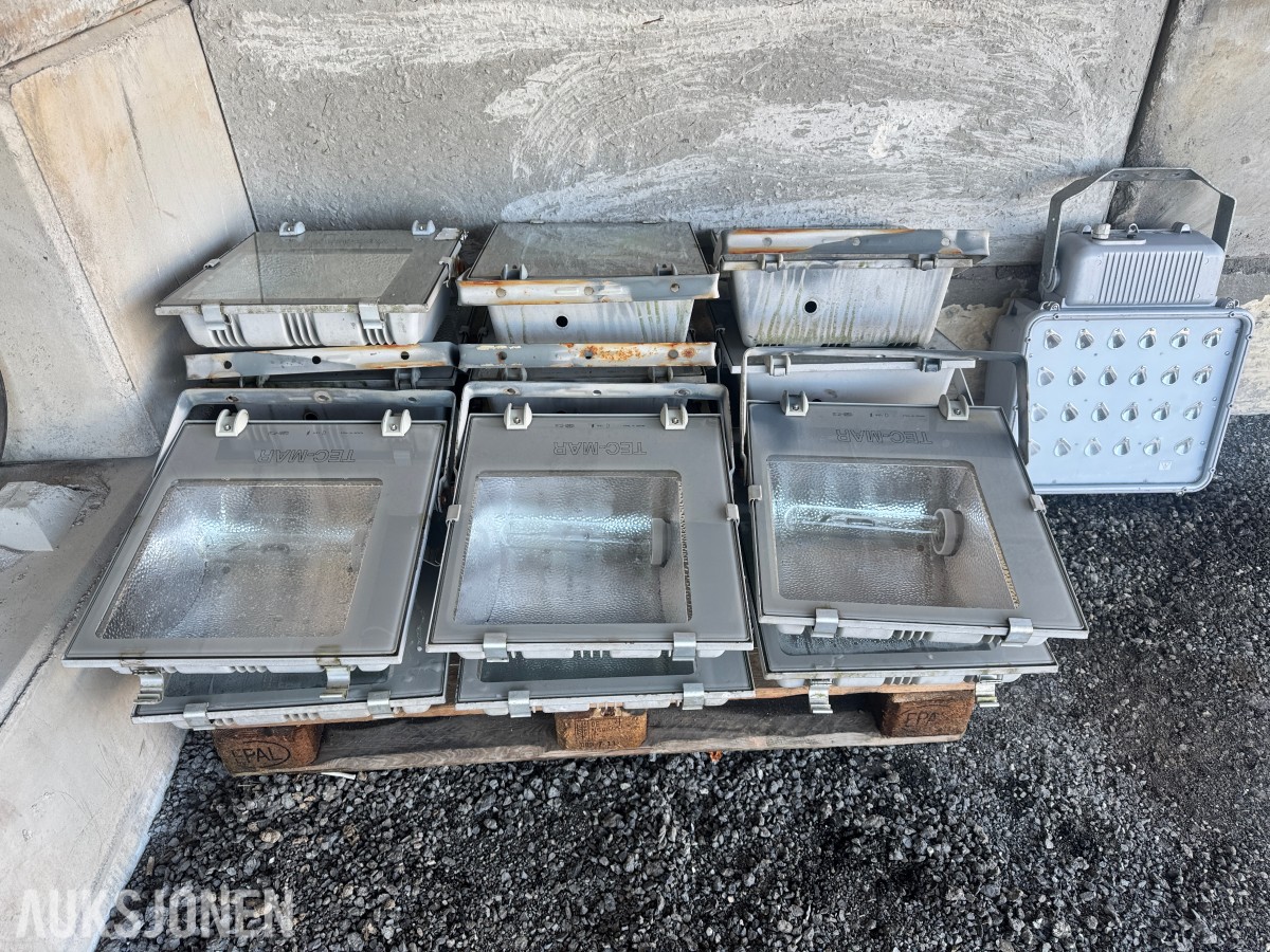 15 stk Tec-Mar lyskastere 400 W 