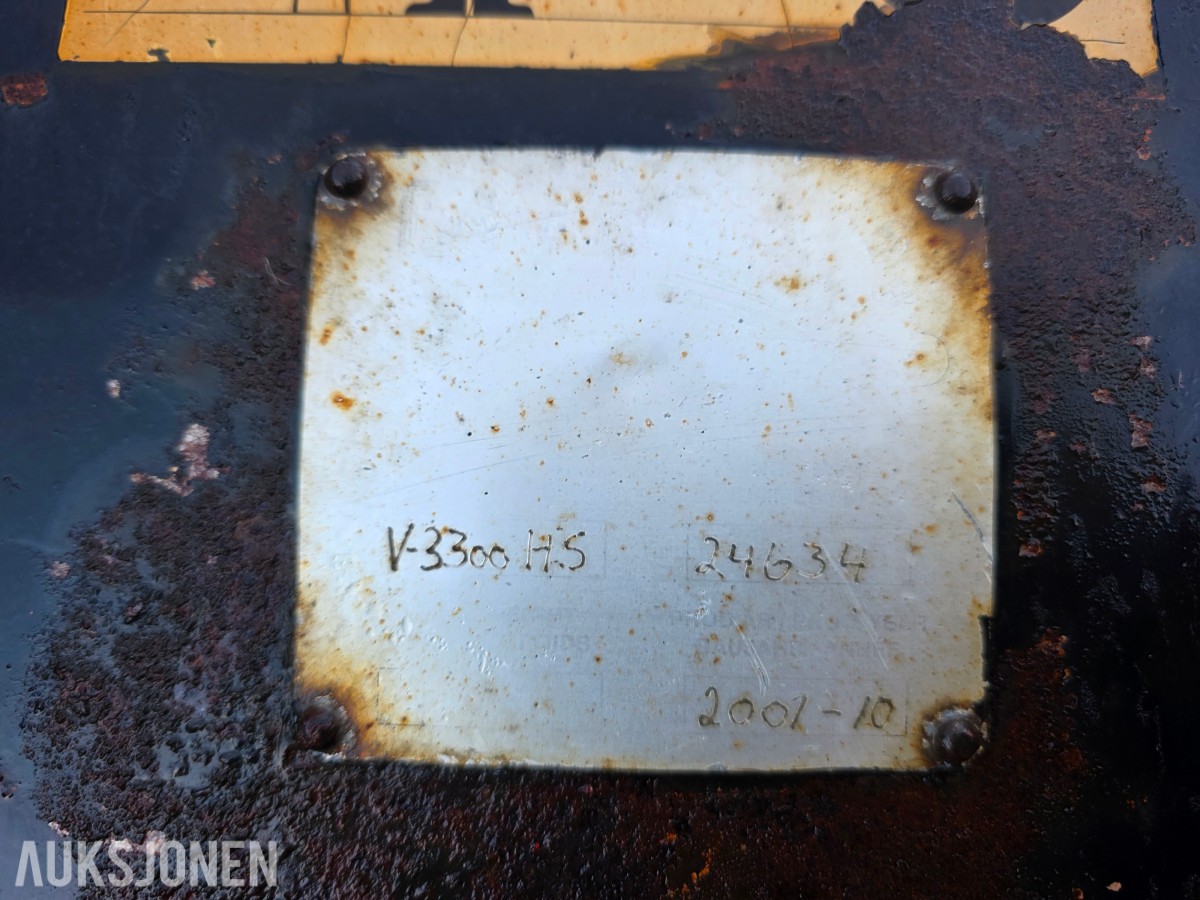 2001 Tellefsdal v-plog V-3300 HS trimafeste