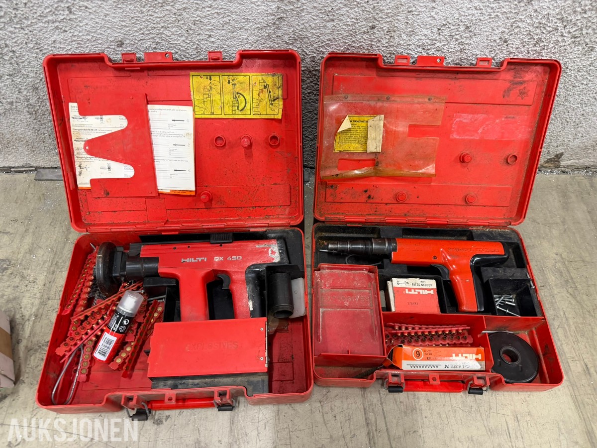 Hilti DX 450 og DX 350 boltepistoler
