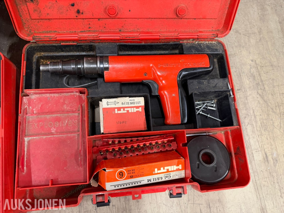 Hilti DX 450 og DX 350 boltepistoler
