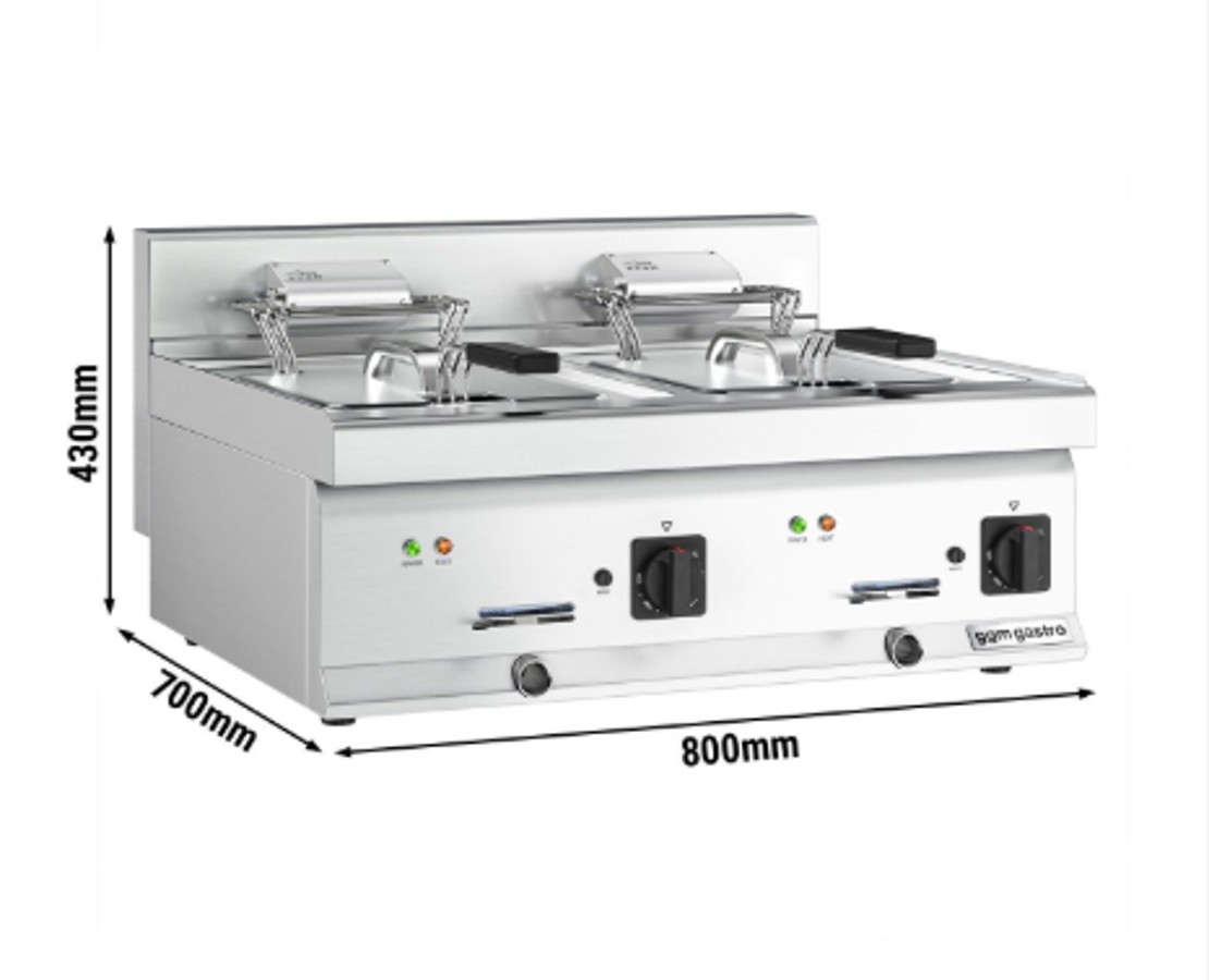 Helt ny GGMGastro EFK800-EN Frityr