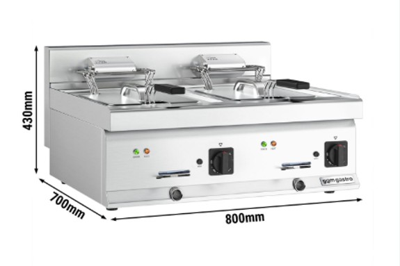 Helt ny GGMGastro EFK800-EN Frityr