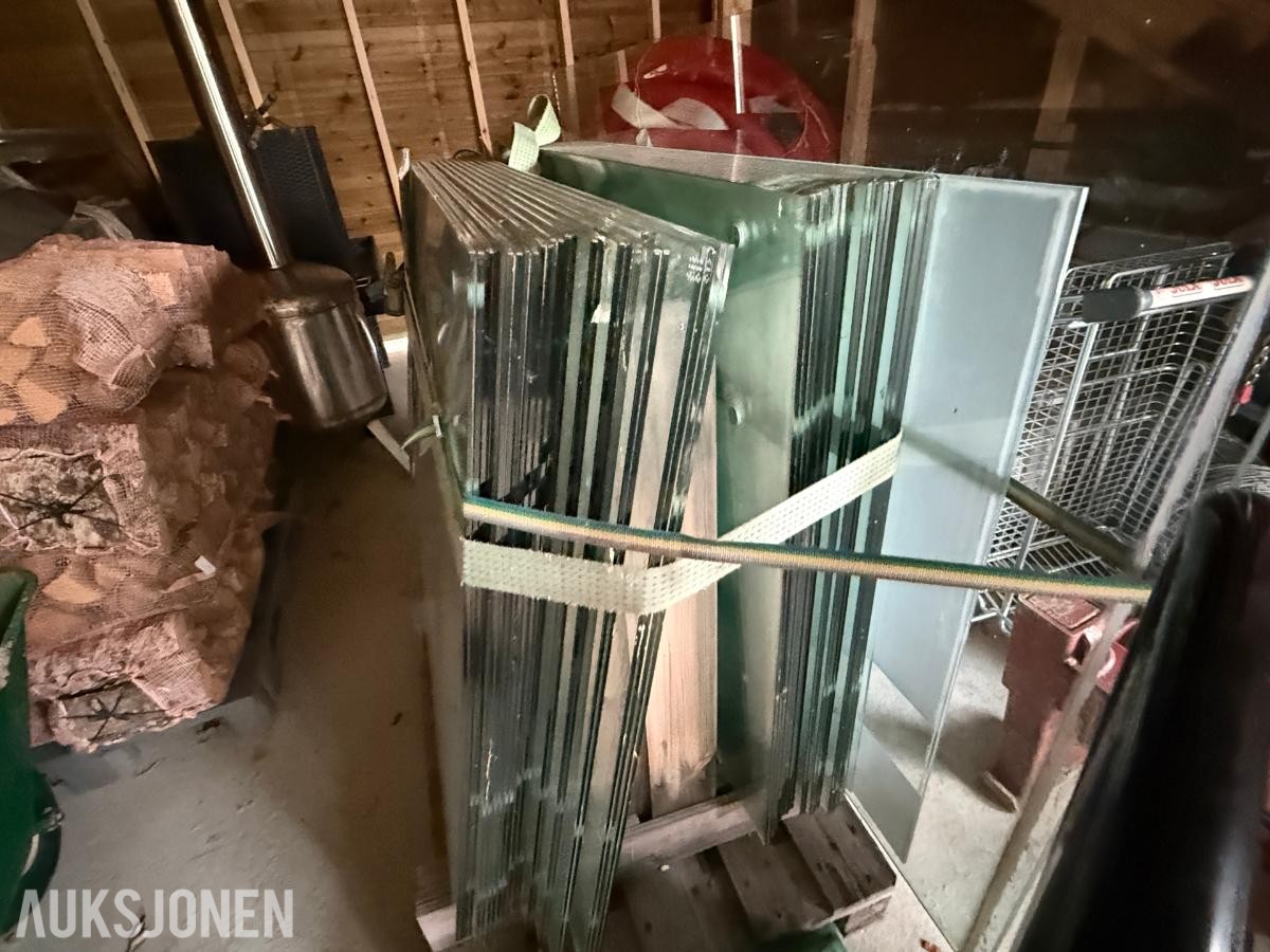 Palle med 25 stk veranda-glass