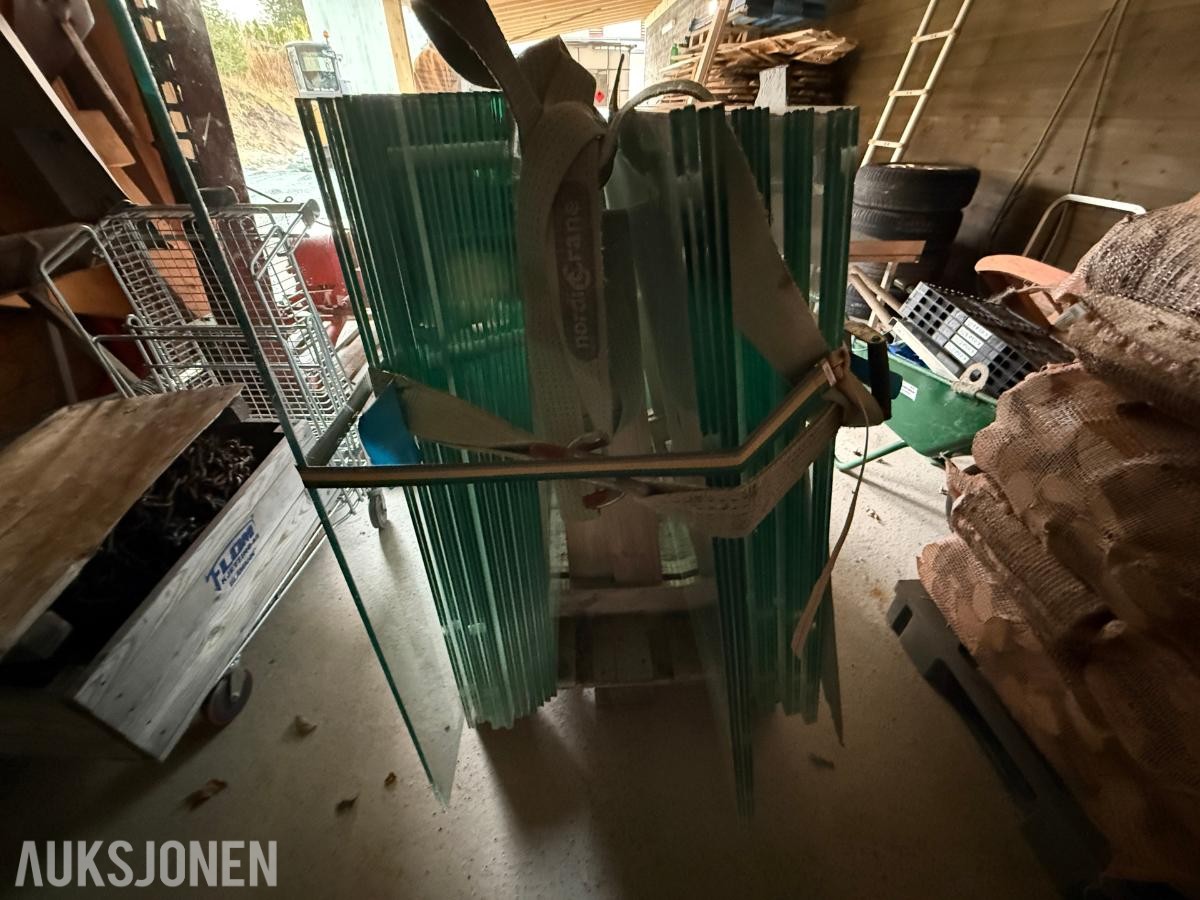 Palle med 25 stk veranda-glass