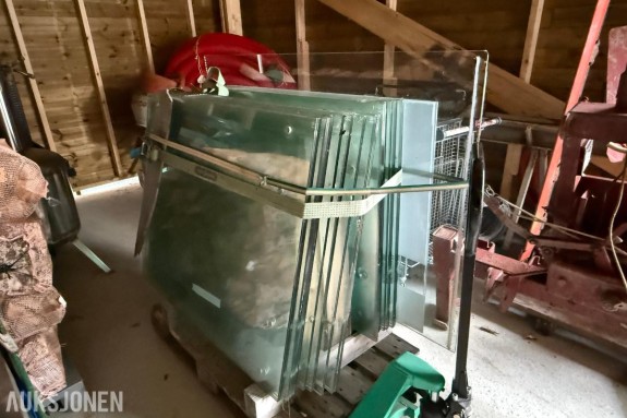 Palle med 25 stk veranda-glass