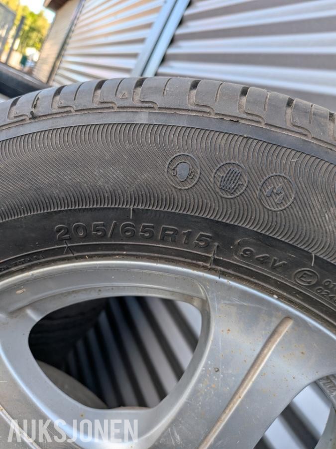 15" 5x112 Hjulsett  205/65-15 Minerva *Ingen minstepris*
