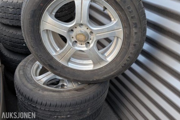 15" 5x112 Hjulsett 205/65-15 Minerva *Ingen minstepris*