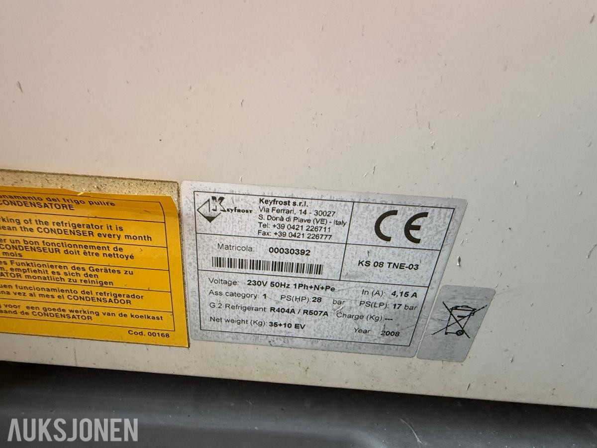 2 STK Kuldeaggregat/kondensatorer - Keyfrost KS11 og KS08