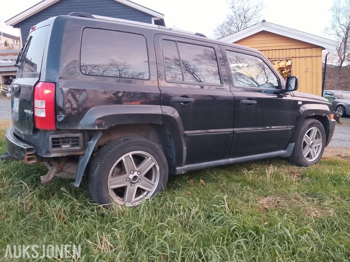 2007 JEEP PATRIOT LIMITED 2.0 DIESEL 140HK 4WD REPARASJONSOBJEKT