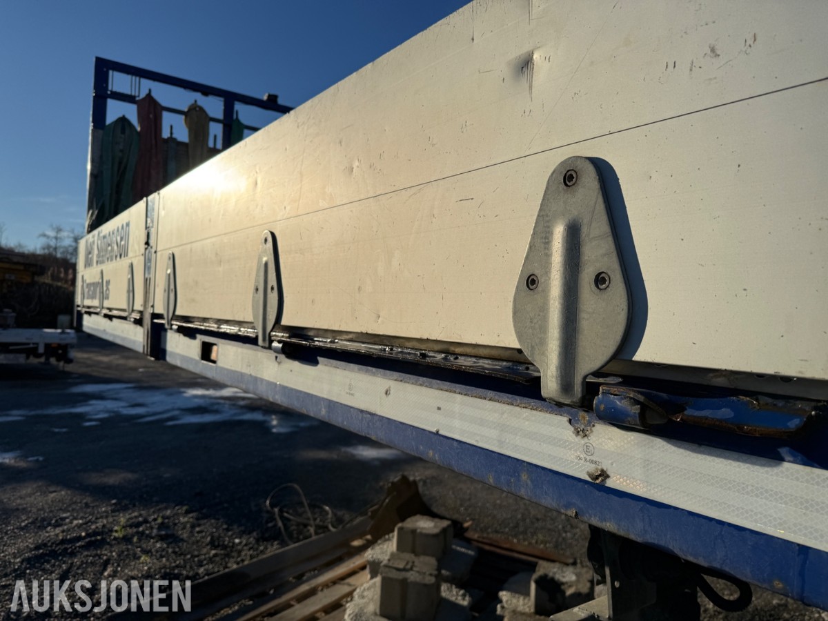 2012 HRD 2-akslet jumbo kransemitrailer, 5,5m Uttrekk